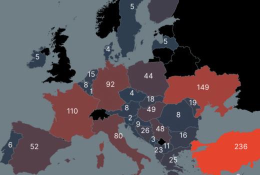 MFRR izvještaj 2023.: U Evropi zabilježeno 1.117 slučajeva kršenja medijskih sloboda