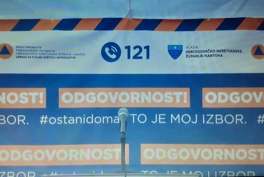 Press konferencije entitetskih i kantonalnih kriznih štabova